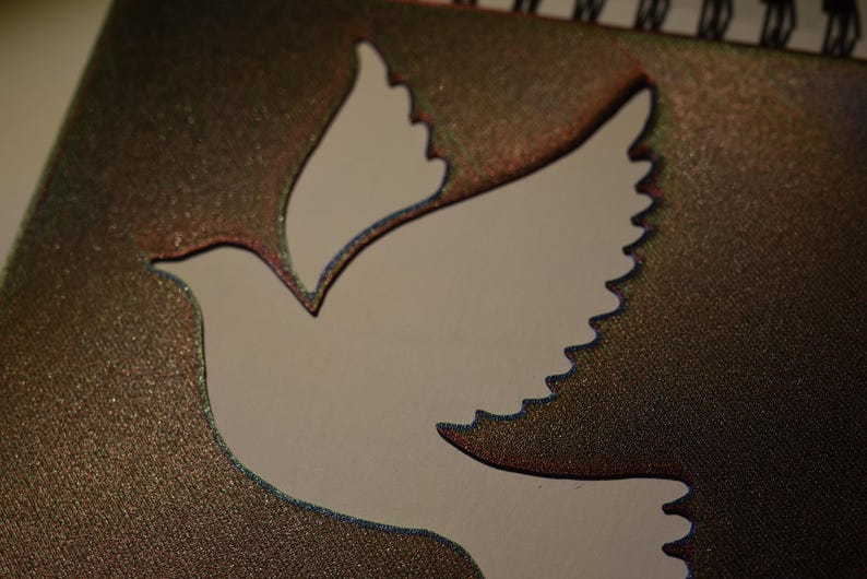 Dove Reusable Plastic Stencil | Custom Art & Craft Stencil | 3D Printed Drawing Template | Painting, Journaling, DIY Projects (Copy)