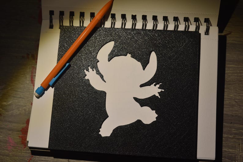 Stitch Reusable Plastic Stencil | Custom Art & Craft Stencil | 3D Printed Drawing Template | Painting, Journaling, DIY Projects (Copy)